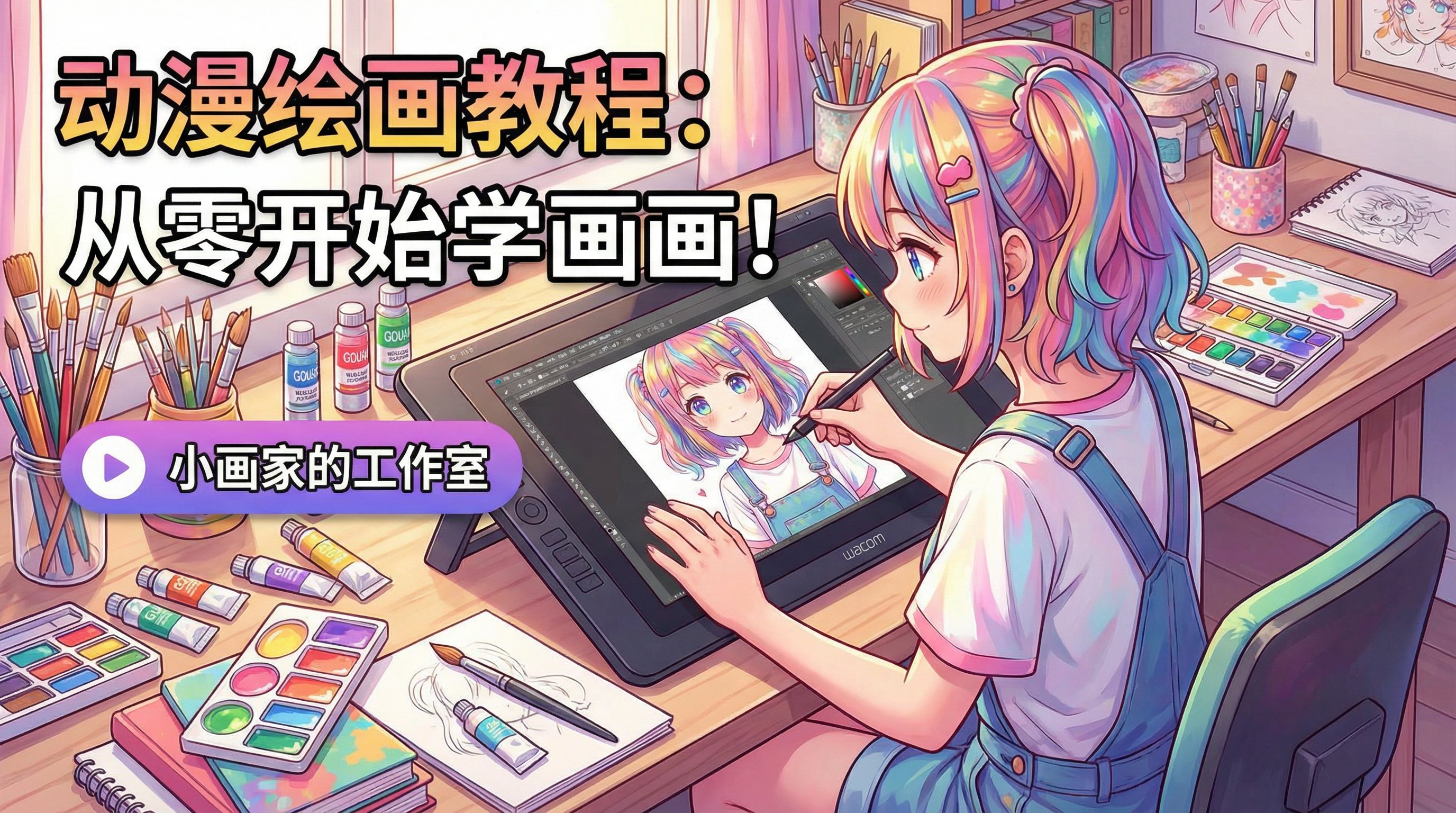 国产视频绘画教程视频